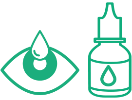 Use OPTI-FREE® Rewetting Drops to moisten your eyes when they feel dry.