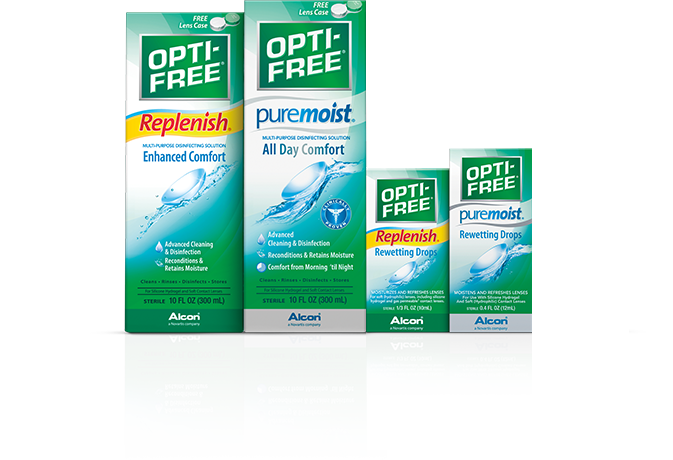 Save with OPTI-FREE® contact solution coupons.